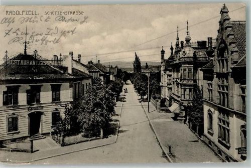 Radolfzell 1917 Schützenstraße Gasthaus Germania Feldpost