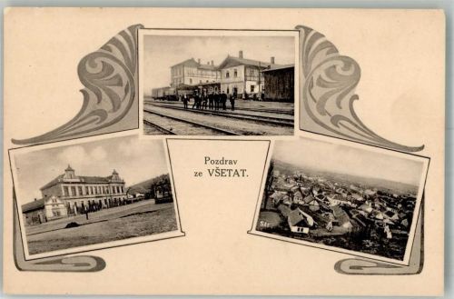 Melnik Bahnhof Vsetat