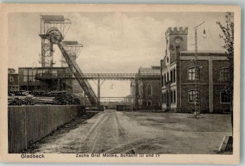 Gladbeck 1923 Zeche Graf Moltke Schacht III und VI