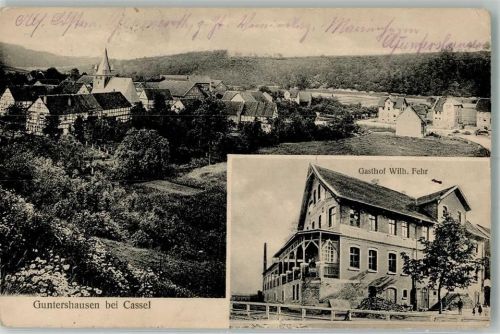 Guntershausen 1916 Gasthaus Fehr