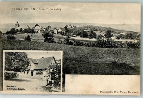 Neunkirchen 1905 Gasthaus zum grünen Baum