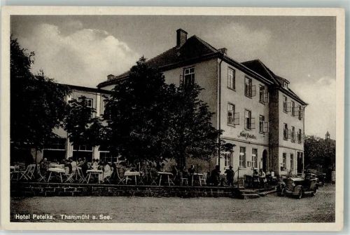 Doksy 1942 Hotel Petelka Auto Thammühl am See