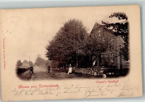 Rotenbek 1903 Gasthaus Glunz
