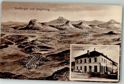 78256 W7705 Steißlingen 1918 - Steißlingen und Umgebung Warenhaus Friederang Atelier Eugen Felle - Isny