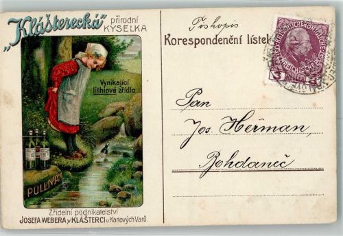 Klásterec nad Ohri 1906 - 1912 Mineralwasser Kyselka
