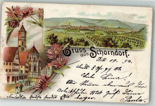 Schorndorf 1897 Schorndorf um 1900 Grafenberg