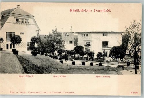 Darmstadt 1906 Künstlerkolonie Haus Olbrich , Keller + Habich