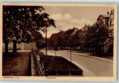 Barntrup Mittelstraße Bahnpost Hameln- Bielefeld