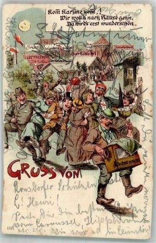 1904 Jahrmarkt Komm Karline, wir wollen nach Hause gejhen