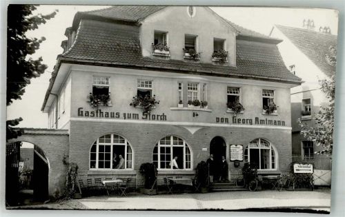 Schlüsselfeld Gasthaus zum Storch Fahrräder Ort handschriftlich