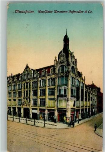 Mannheim 1912 Kaufhaus Hermann Schmoller & Co.