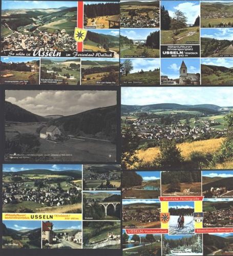 Usseln Lot mit 6 div AK