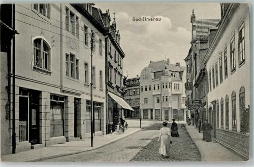 Ilmenau 1916 Ortsstraßen-Ansicht