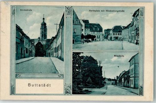Buttstädt Kirchstraße Marktplatz Hindenburgstraße Windhöfe