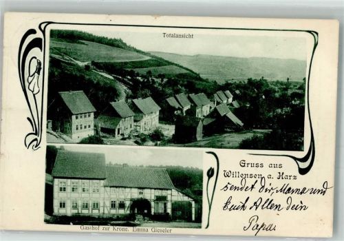 Willensen 1910 Gasthaus zur Krone