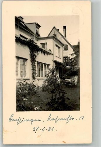 Trossingen Wohnhaus mit Garten Ort lt. Stempel