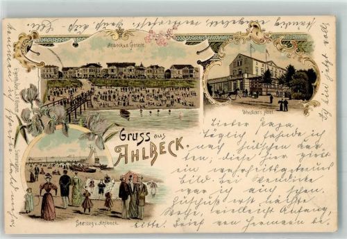 Seebad Ahlbeck 1896 Seesteg Strand Hotel Wendicke