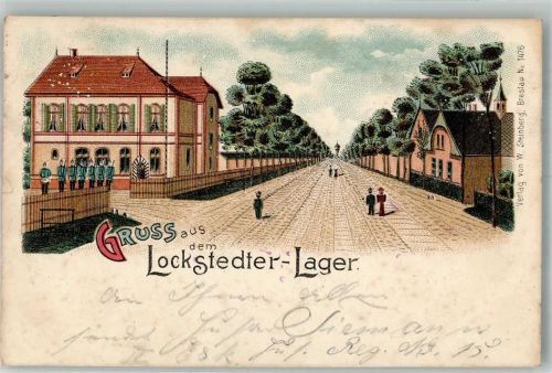 Lockstedt 1907 Lockstedter Lager Wachsoldaten Wachhäuschen