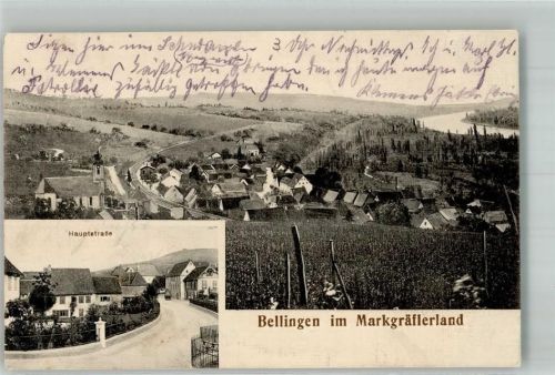 Bad Bellingen 1915 Hauptstrasse