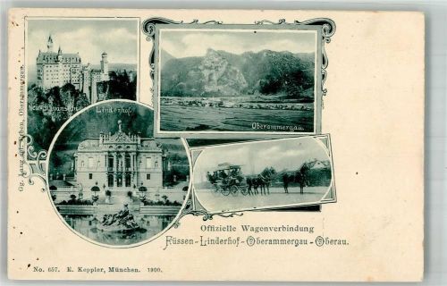 Oberammergau Offizielle Wagenverbindung Kutschwagen Schloss Neuschwanstein Linderhof