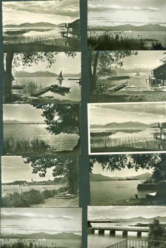 83358 W8221 Seebruck , Chiemsee Lot mit 28 AK viele mehrfach