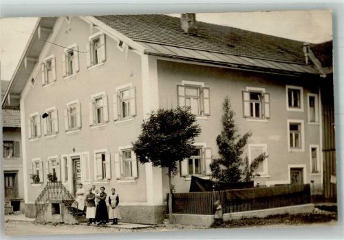 Wertach 1914 Wohn- Gasthaus Privatfoto AK