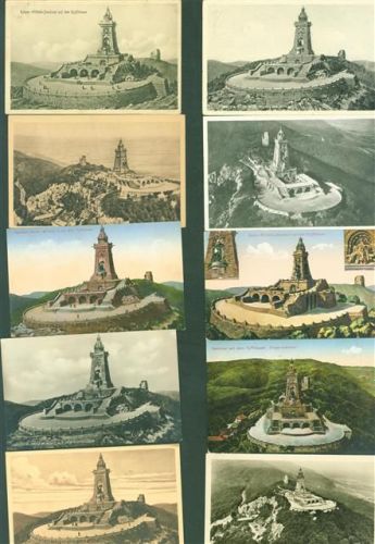 Kyffhäuser Lot mit 25 AK Kaiser-Wilhelm-Denkmal