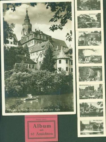 Tübingen Album in der Karte Papierstreifen lose