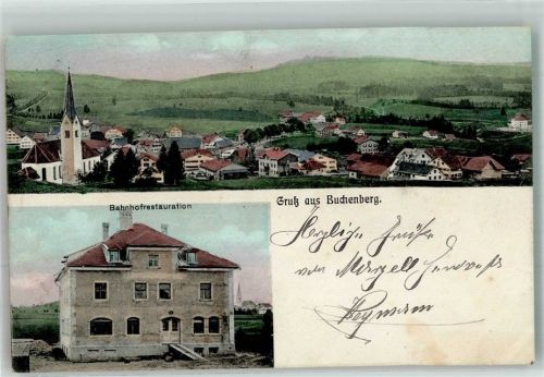 Buchenberg Kirche Bahnhofgasthaus