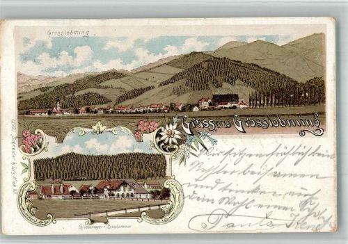 Großlobming 1898 Lithographie