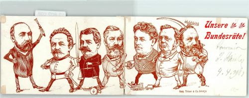 Bundesräte um 1900