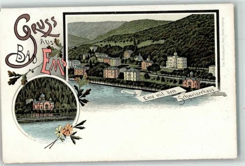 Bad Ems Ems Schweizerhaus Russische Kirche