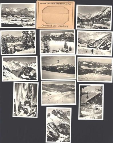 Oberstdorf Kleinfotoserie mit 12 St im Originalumschlag