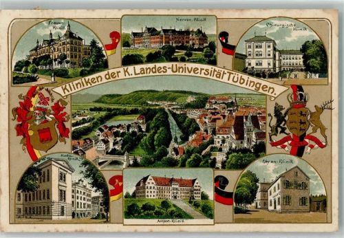 Tübingen 1909 Kliniken der K. Landes-Universität
