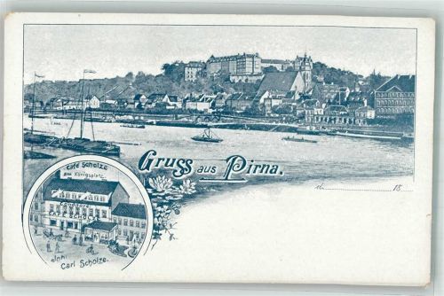 Pirna Schloss Sonnenstein Elbe Cafe Scholze
