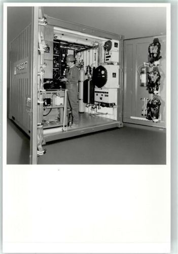 Lübeck Mobiler Container Werbung Drägerwerke Technik