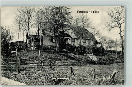 Steinberghaff 1910 Forsthaus Waldlust Ort handschriftlich
