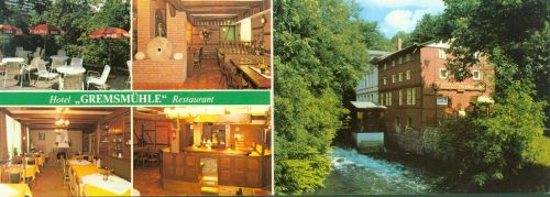Bad Malente-Gremsmühlen Hotel Innen- und Aussenansicht Klappkarte