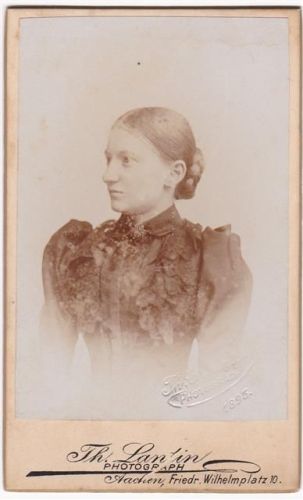 Aachen Fotograf Atelier Th. Lantin Friedrich Wilhelmplatz 10