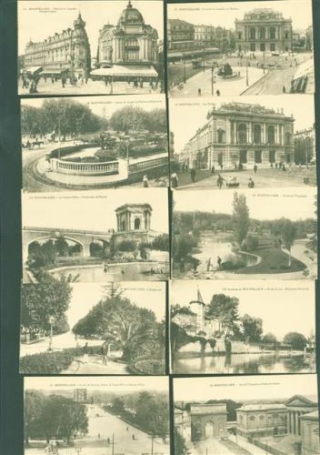 Montpellier Lot mit 12 AK
