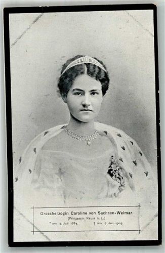 1905 Großherzogin Caroline von Sachsen-Weimar