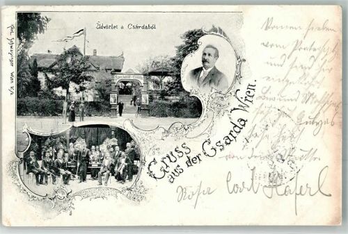 Wien 1900 Gasthaus Csarda