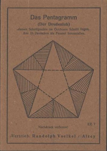 Bastel-AK, Teile ausbrechbar, Das Pentagramm