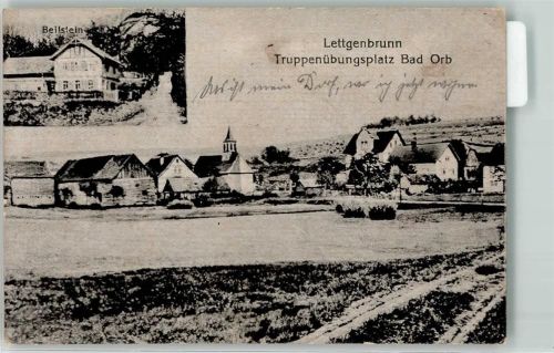 63637 W6485 Lettgenbrunn - Truppenübungsplatz Bad Orb Beilstein Kirche
