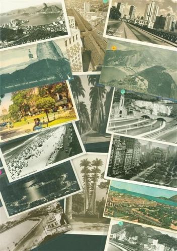 Rio de Janeiro Lot mit 40 AK und 7 Fotos