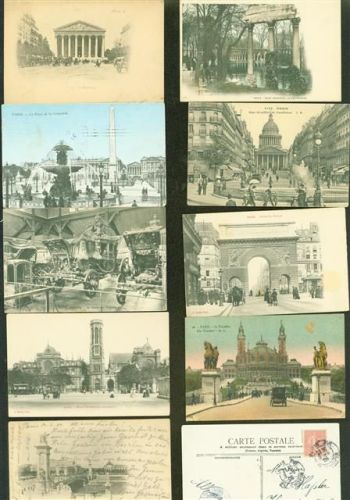 Paris Lot mit 70 AK ca. 1900-1945 aus Lagerräumung