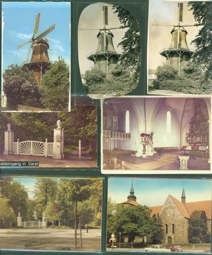 Varel Lot mit 8 Fotos Original aus dem Archiv eines Ansichtskartenverlags untersch. Grössen