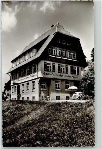 Baiersbronn Gasthaus u. Pension zum Rauhfelsen VW Käfer