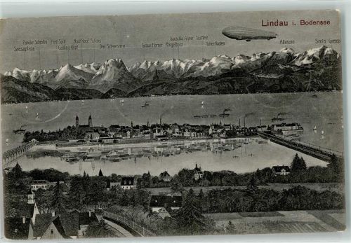 Lindau 1911 Zeichnung und Verlag Guido Beck München Nr. 135