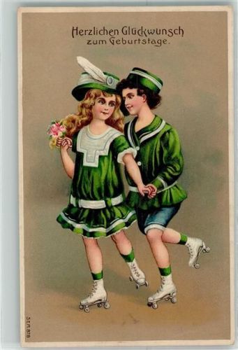 1915 Geburtstag Kinderpoesie AK